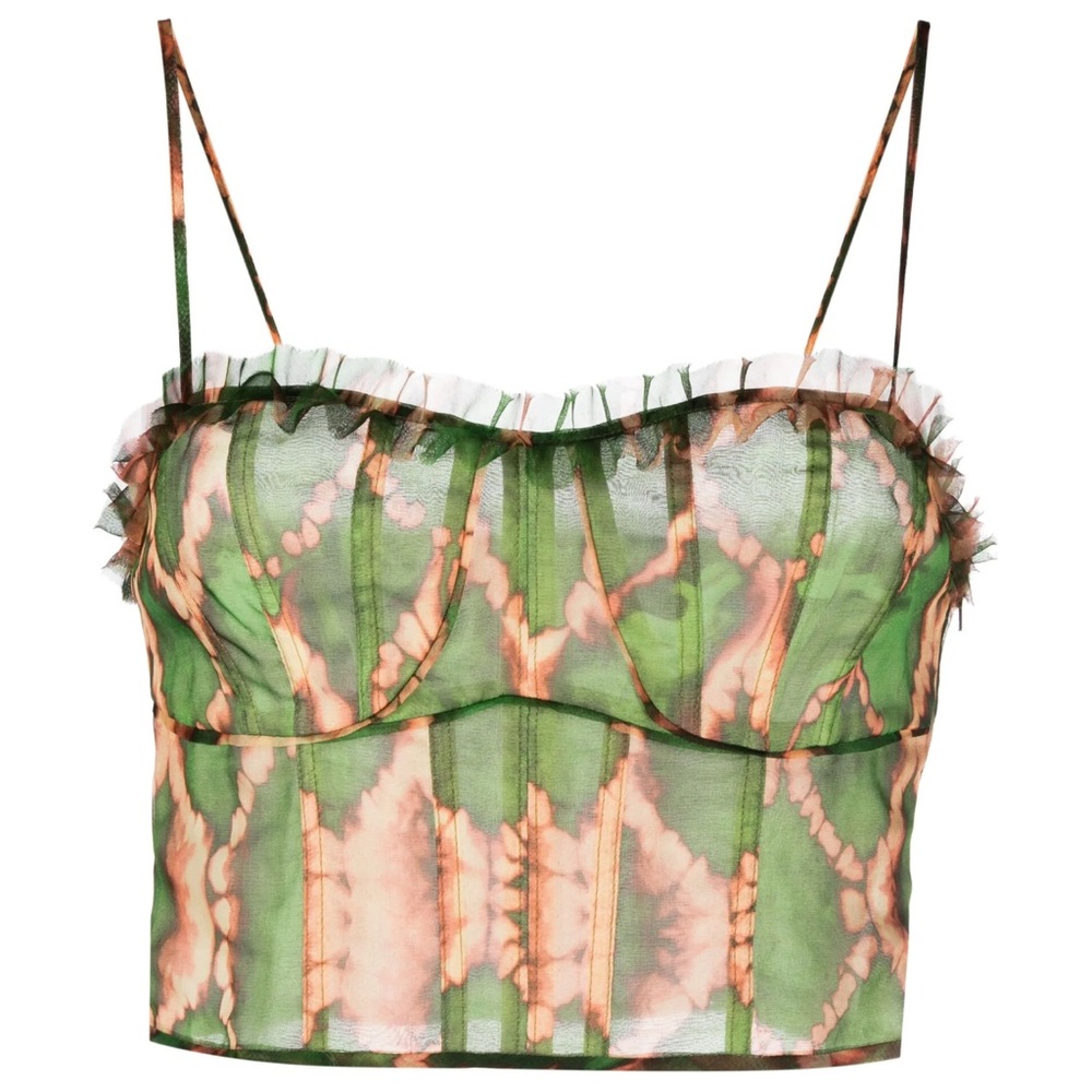 Ulla Johnson Multicolor Silk Tank Top - Picture 1 of 8